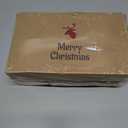 HUIHUANG Champagne Christmas Ribbon Wired Gold Tree Ribbon 6 Rolls Glitter Christmas Wired Edge Ribbons for X-mas Tree, Gift Wrapping, Wreaths, Garland, Home Decor (2.5" Wide, 36 Yards Total)