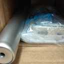 Amazon Basics Sturdy Adjustable Curtain Rod for Windows with Round Finials, Easy Installation, 1-Inch Rod, 36" to 72", Nickel, 1-Pack