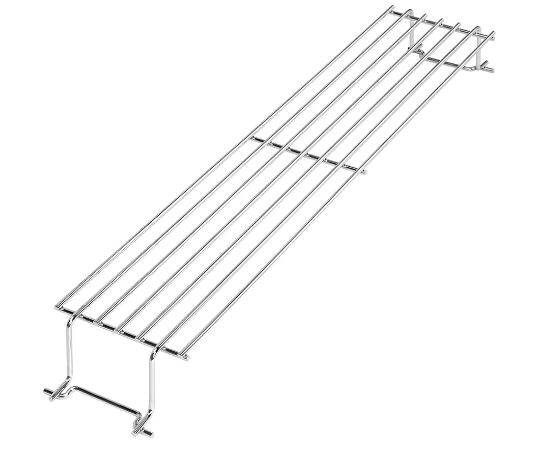 304 Stainless Steel Warming Rack for Weber Spirit 300 and GS4 Spirit II 300 Series Gas Grills with Front Control Knobs, 7641 Grill Upper Rack for Weber Genesis Silver Gold B/C Grill, 25 Inch