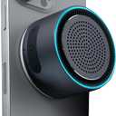 MagBeat Bluetooth Speaker with Magnetic Wireless Charger (Graphite), Portable Stereo Sync TWS, Booming Bass, Up to 10H , IPX7 Waterproof, Aluminum Unibody Design for Home/Outdoor/Beach, Gift for Men