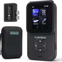 LifeBasis Stud Finder Wall Scanner for Metal, Wood, Pipe, AC Wires, 10 in 1 Measuring Tool for Length, Area, Volume, Wood Beam Detector USB Moisture Meter with Thermal Imager Screen and Alarm- Black