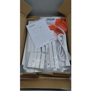 Tall End Table with Charging Station and USB Ports, 3 Tier Narrow Tall Bedside Table with Storage, Slim Nightstand with Outlets for Bedroom, Living Room, Nursery, Office, White