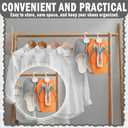 Novabright 50 Pcs Sandal Hangers 7 Inch Plastic Flip Flop Holder Organizer Small Shoe Hooks Hanging Rack Shoe Hangers for Retail Beach Shop Display Home Storage(White)