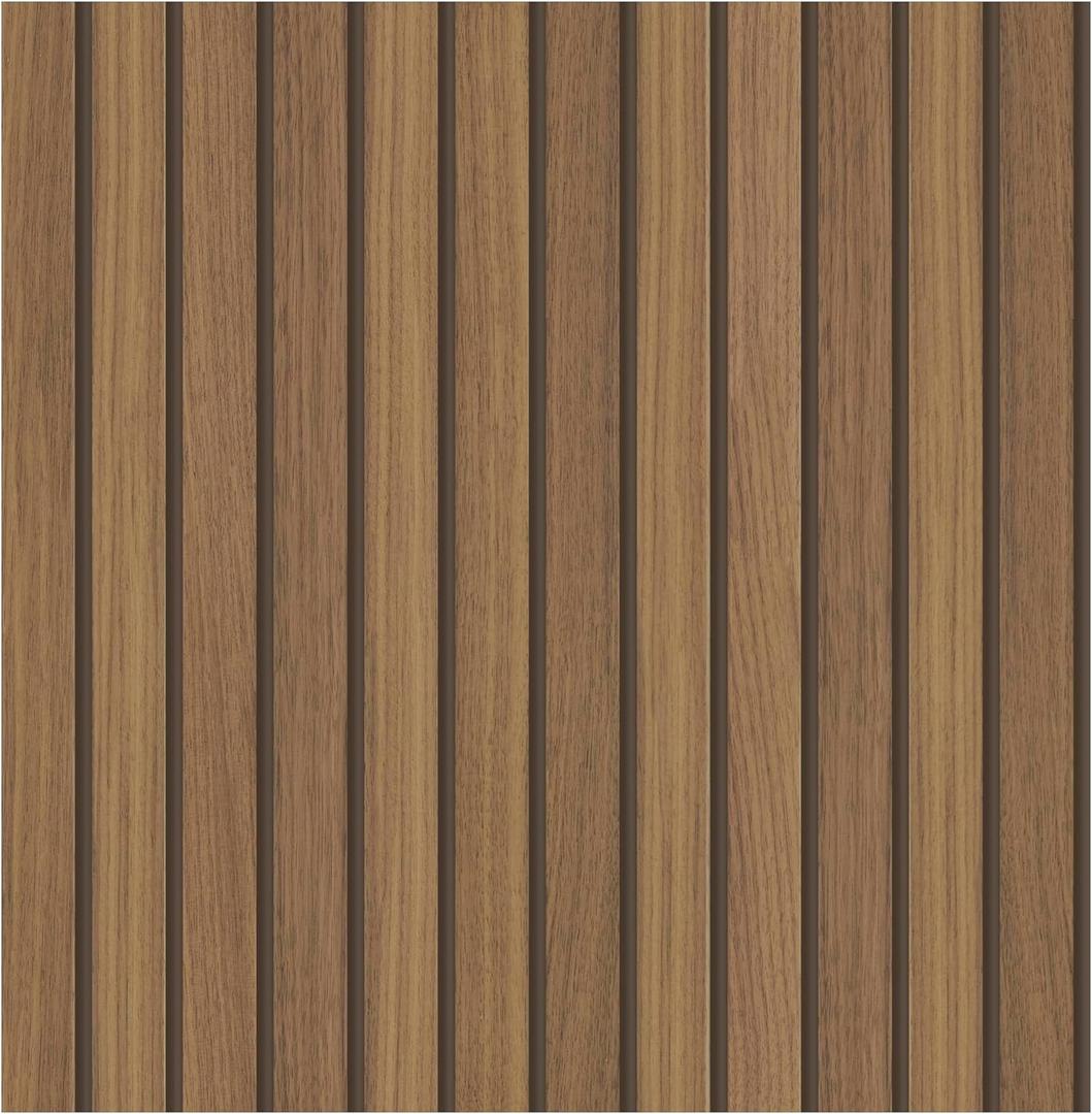 Wooden Slats Natural Non-Pasted Wallpaper