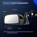 ECCPP For Toyota Camry 2007 08 09 10 2011 Door Mirror Driver Side Power Replacement For 128-61457AL TO1320215 8794033620C0