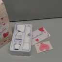 Pubic Hair Trimmer Women - Electric Razors for Women's Body Groomer, Replaceable Ceramic Blade Heads, Face Hair Remover Head, USB-C&Dock Charging, Waterproof&Easy Cleaning (White)