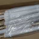 HEYTIMI 9 Pack 33 Inch White Paper Umbrellas Vintage Chinese Japanese Parasol Oiled DIY Painting Craft Decorative Umbrellas for Weddings Photography Bridal Showers Party Decor