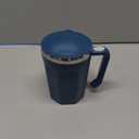 LeadYuantop Self Stirring Coffee Mug, 18 oz Automatic Magnetic Electric Mixing Cup Stainless Steel Travel Cup for Coffee, Chocolate, Milk, Tea, Office, Home, Kitchen (Blue)