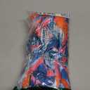 PATPAT Family Matching Outfits Mommy and Me Dresses Hawaiian Tropical Vacation Beach Spaghetti Strap Dress and Shirt (Small, Colorful Leaf)