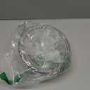 Lyellfe 3 Pack Angled Plastic Bowls, Clear Salad Serving Bowl, Thick Acrylic Candy Bowls for Parties in Assorted Sizes, Snack Bowl for Pasta, Candy, Chips, Fruit, Prep