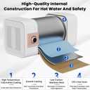 Mini Tank Water Heater Electric, 2.5 Gallons Small Under Sink Water Heater for Point of Use Instant Hot Water 110V 1500W, Wall or Floor Mounted