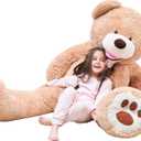 IKASA Giant Teddy Bear Plush Toy Stuffed Animals (Brown, 63 inches)