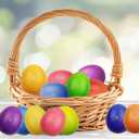 Jofan 24 Pack Easter Eggs Colorful Slow Rising Squishy Toys for Kids Girls Boys Easter Basket Stuffers Gifts Party Favors