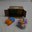 40Pcs PreFilled Easter Eggs with Bunny Toys,Easter Basket Stuffers Fillers Gifts for Kids Toddlers, Easter Party Favors Easter Egg Hunt Classroom Prize