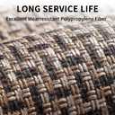 1PC Stair Treads Non-Slip Washable Peel and Stick Stair Treads for Wooden Steps Indoor Reusable Stair Carpet Treads Adhesive Stair-Runner Rugs for Kids and Dogs Elder30"x30"Black)