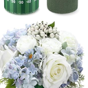 Football Party Table Centerpieces, 1 Set 5 Inch Field Sports Vase Flower Boxes with Removable Foam, Table Utensil Holder Decor for Football Party, Artificial Flowers Home & Kitchen Decor