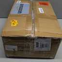 Furologee 38in Console Table with 3 Drawers, Small Sofa Table with Lights and Power Outlets, Hallway Tables with 3-Tier Shelves, White Narrow Console Table for Entryway, Living Room, Couch, Foyer