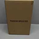 2Pack Small Bathroom Trash Can with Lid Soft Close, 10 Liter/2.6 Gallon Slim Garbage Can-Metal Step and Press top Lid, Mini Modern Waste Basket for Toilet, Office, Bedroom,Dorm,Grayish-White