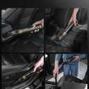 Fanttik Slim V10 APEX Cordless Car Vacuum, 4-in-1 Portable Mini Handheld Vac, 19kPa Suction Power, Upgraded Smart Digital Display, 2 Suction Modes for Small Jobs, Car, Office Desk, Keyboards (Black)