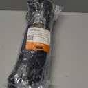 ALBO Black Zip Ties 12 Inch Long Zip Ties Plastic Cable Ties Thick 0.19 Inch 100 Pack Tie Wraps Heavy Duty 50lb UV Resistant Nylon Wire Ties for Indoor and Outdoor