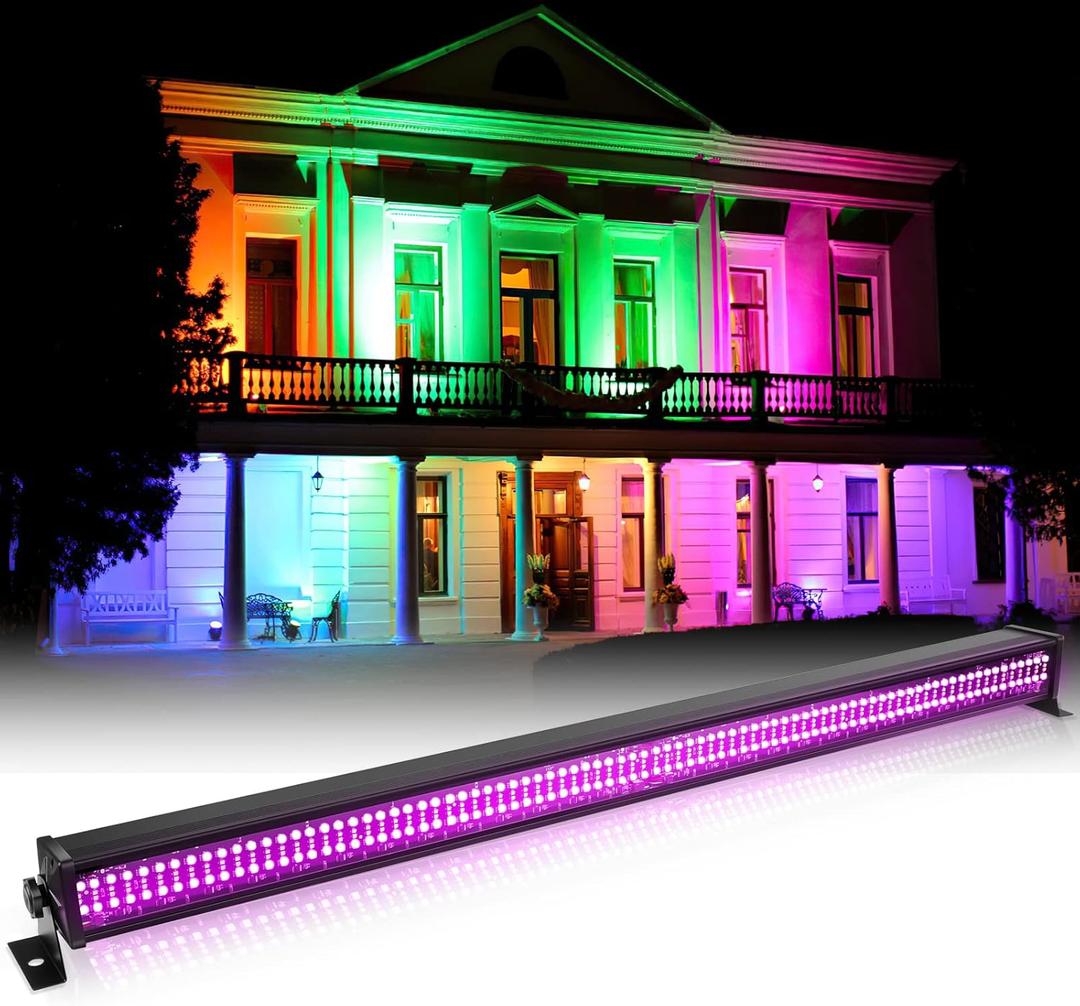 LED Wall Washer Light, 336 LEDs 70W RGB DJ Lights Bar Stage Light Support DMX & RDM Control Dj Party Lights for Indoor Disco Party Church Birthday Bar Wedding (Stage Light 1 PC)