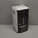 OKELI Modern Pendant Light,LED Bubble Crystal Kitchen Island Lights Fixtures,Black Mini Single Pendant Lighting for Kitchen Island Bar,6W,6000K,ETL,1Pack