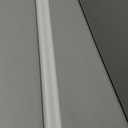 VOIIY White Curtain Rods for Windows 48 to 84 Inch(4-7 Feet),1" Diameter Drapery Rods with Modern Style End Cap Finials,Size:36-88 Inch