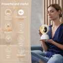 USB Essential Oil Diffuser Waterless Aromatherapy Diffuser for Home, Office, Car & Travel, Compact & Portable, Variable Light Modes, Timer, Auto-Off, Covers Up to 450 Sq. Ft.
