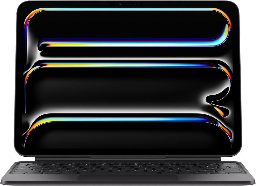 Apple iPad Magic Keyboard Case for iPad Pro 11-inch (M4 and M5), Great Typing Experience, Built-in Trackpad, Function Row, US English - Black