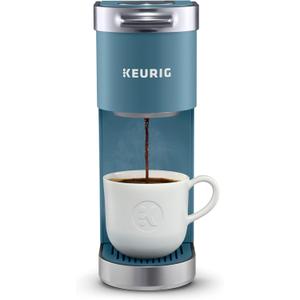 Keurig K-Mini Single Serve K-Cup Pod Coffee Maker, 6 to 12oz Brew size, with Cord Storage, Perfect for Small Spaces, Blue