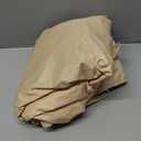 COSFLY Air Conditioner Cover for Outside Units-Durable AC Cover Water Resistant Fabric Windproof Design -Square Fits up to 36 x 36 x 39 Inches (Beige)