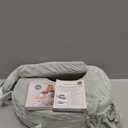 My Brest Friend Super Deluxe Nursing Pillow - Enhanced Comfort & Ergonomic Breastfeeding Pillow for Ultimate Support For Mom & Baby - Adjustable and with Handy Side Pocket, Platinum