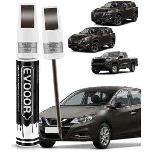 Touch Up Paint Compatible with Nissan Exact Match 2 in 1 Touch up Paint for Chips and Nicks Repair (Baja Storm Metallic(HAL))