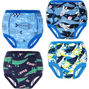 MOEMOE BABY Training Underwear Absorbent Cotton Potty Training Pants for Boys and Girls 8T