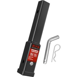 OPENROAD Trailer Hitch Extension12 inch Hitch Extender Length for 2-inch Receiver Tube Extender,5000lbs GTW,500 lbs TW,Includes 5/8'' Hitch Pin
