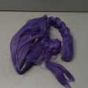 39 INCH Long Rumi Costume Wig Cosplay, Mira Zoey Purple K-pop Demon Hunters Costume Wigs for Halloween Costume Party