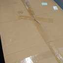 Corner Dog Crate Furniture, Wooden Dog Kennel End Table, Decorative Pet Crate Indoor Use, Furniture Style Dog House for Small Medium Dog, Dog Cage TV Stand, White and Natural DCBN0801