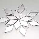 500 Pcs Diamond Shape Mirror Pieces for Craft 0.5 x 1 Inch Small Rhombus Mirror Mosaic Tiles Mini Square Triangle Glass Tile for Art and Craft Wall Door Home Decorations Making Supplies