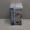 Farberware 12 Cup Electric Coffee Percolator, Coffee Maker with Stainless Steel Basket, Automatic Keep Warm, No-Drip Spout