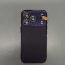 Caseative Solid Color Full Camera Lens Protection Compatible with iPhone Case (Purple,iPhone 17 Pro)