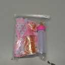 Baby Doll Accessories Set  7 Pcs Feeding and Caring Set with Magic Disappearing Bottles, Pacifier, Diapers and Bibs Doll Pretend Play Gift for Kids