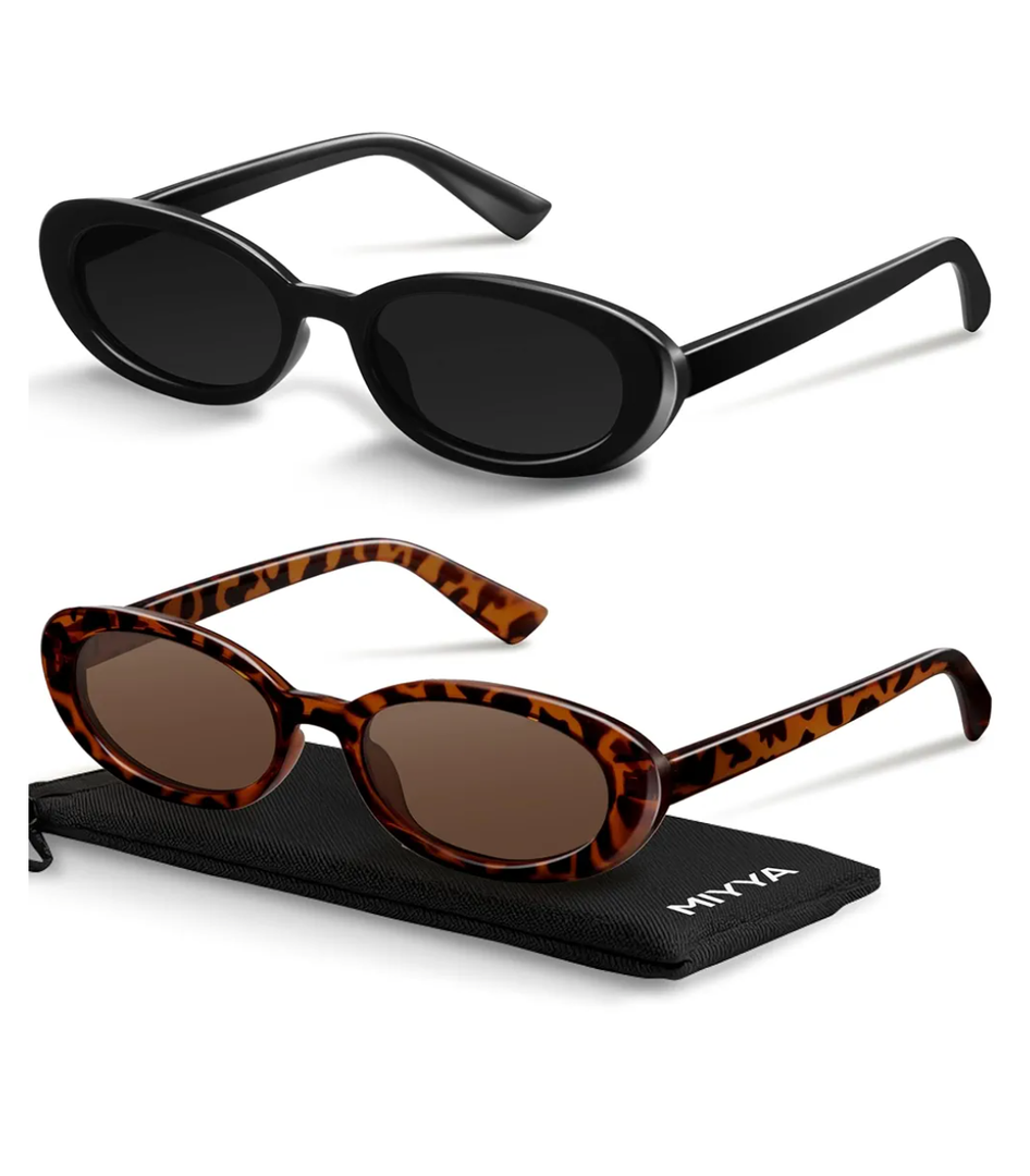 miyya Old Money Polarized Oval Sunglasses – 2025 Edition, UV400 Protection, Feather-Light Fit & Trendy Colors