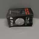 Silicone Ice Ball Molds for Whiskey - Set of 4 Round Makers with Lids for Cocktails, Bourbon, and Drinks