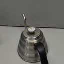 Barista Warrior Gooseneck Kettle with Thermometer - 1L Pour Over Coffee & Tea Kettle, 18/8 Stainless Steel Gooseneck Kettle Pot, Precision Pour Drip Spout, Suitable for All-Stoves (34 fl oz)