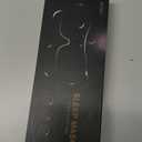 MZOO Luxury Sleep Mask for Back, Side Sleeper, Complete Light Blocking Sleeping Eye Mask Night Blindfold, 3D Zero Pressure & Spacious for Lash Extensions, Breathable Soft Eye Cover Flight Nap Travel (N-black (Silver Edge))