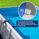 46.5" 14PCS Peel and Stick Pool Cove for 15' Round Above Ground Pool, Closed Cell Foam Peel and Stick Above Ground Pool Cove with Adhesive Backing, Protect Pool Liner, Prevents Excess Wear