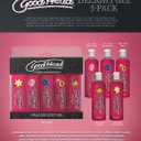 Doc Johnson GoodHead - Oral Delight Gel Variety Pack - French Vanilla, Cotton Candy, Blue Raspberry, Peach, Pineapple - 5 x 1 oz. (5 X 28 g)