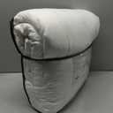 Cupocupa King Size Comforter Set;White Comforter Boho Tufted Lightweight Bedding Sets 3PCS Pom Pom Comforter Soft Jacquard with 2 Pillow Cases for All Season