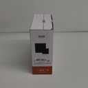 N9R 60 Pack Black Square Plastic Plates with Gold Rim Include 30 Disposable Dinner Plates 9.5 Inch and 30 Dessert Plate 6.5 Inch, Fancy Plate for Party, Wedding, Halloween and Daily Use