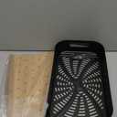 Air Fryer Basket & Paper Liner for Ninja FG551 Foodi Smart XL 6-in-1 Indoor Grill,Non-Stick Air Frying Combo Crisper Basket for Ninja Air Fryer Accessories Disposable Perforated Paper 100-Pack (Yellow & Silver)